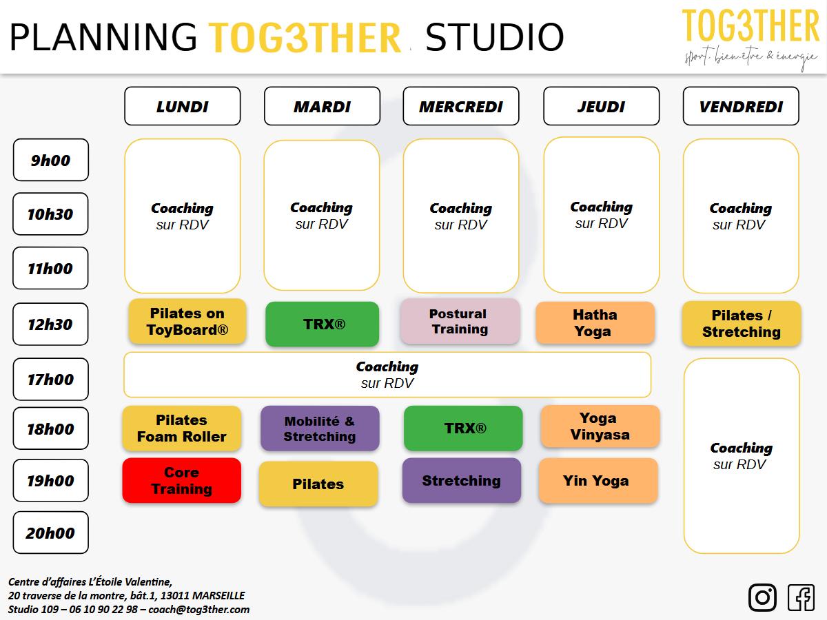 Tog3ther Cours De Yoga En Ligne Marseille 13012 Planning Dec25
